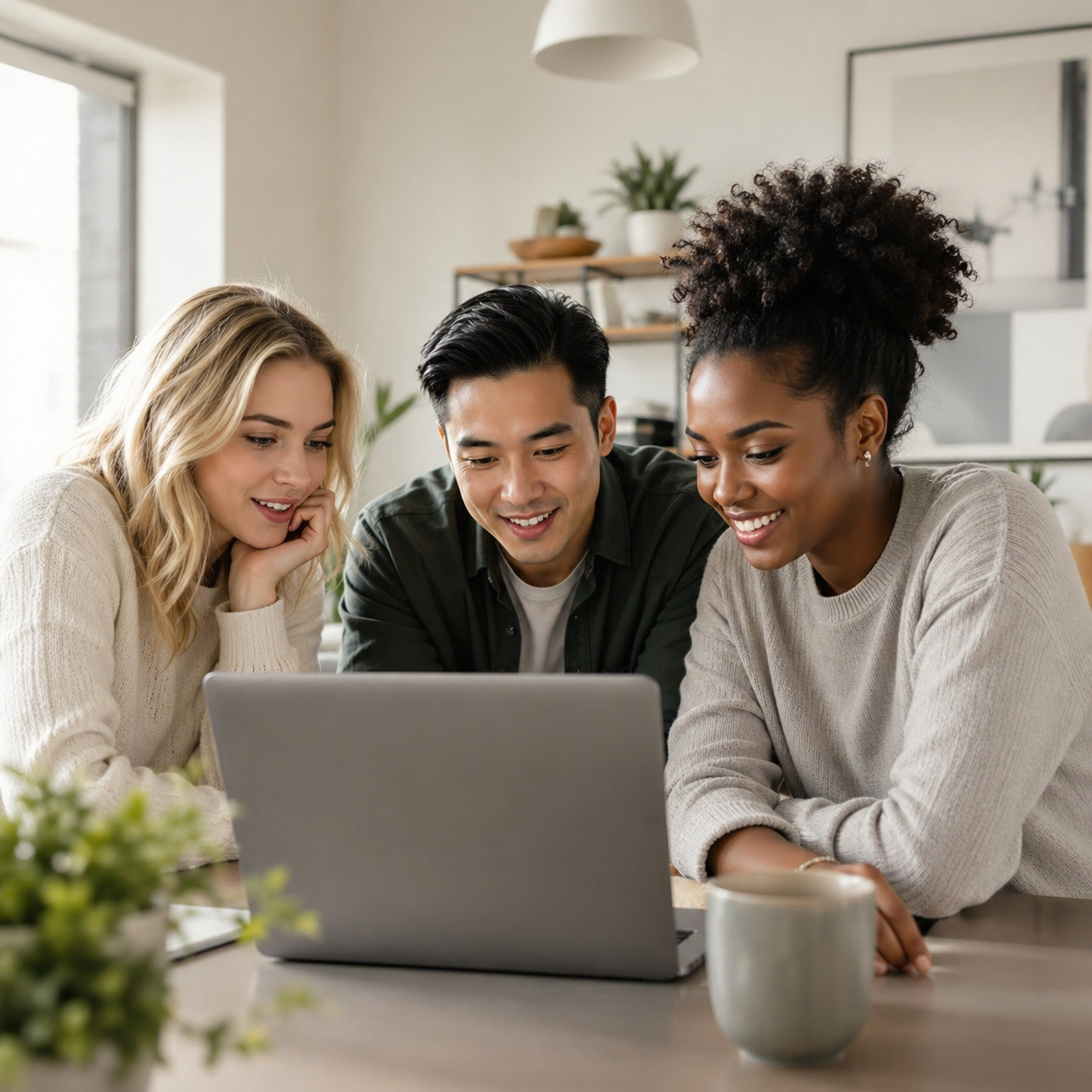 A host preparing notes for an interview